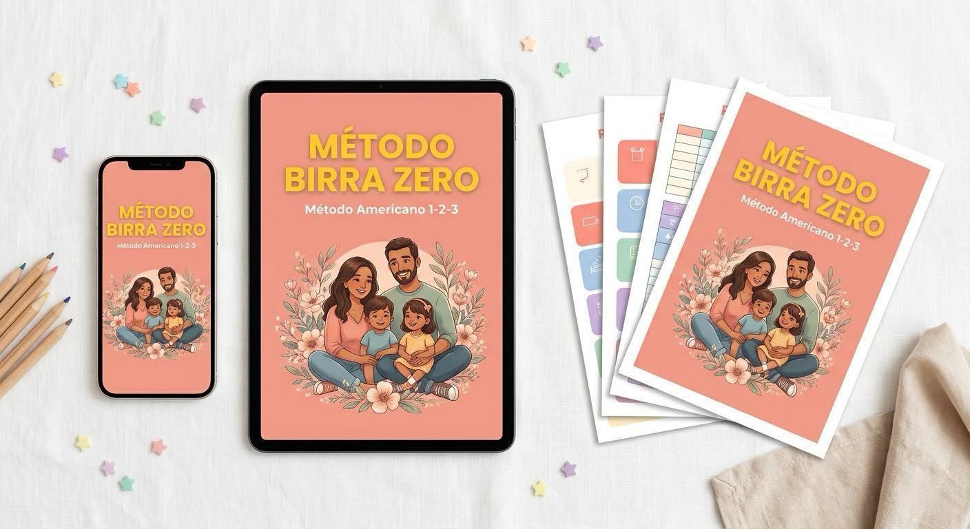Variações do material Método Birra Zero — celular, tablet e versão impressa