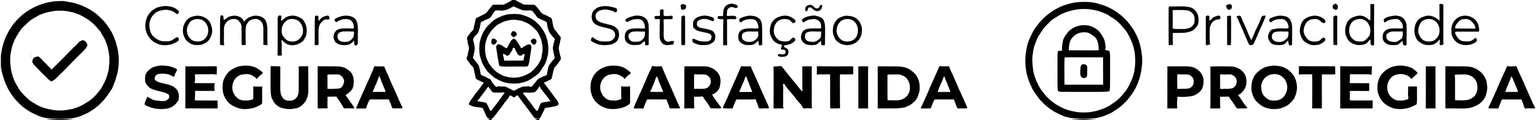 Compra segura, satisfação garantida, privacidade protegida